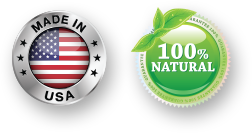 made in usa and 100 natural